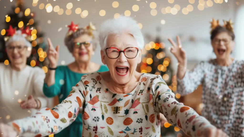 Celebrating New Year at Christian Care Mesquite